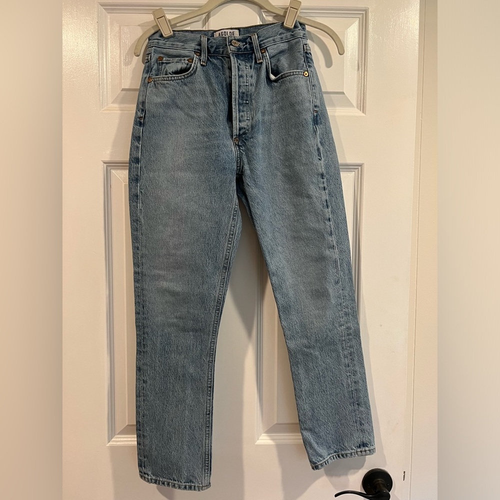 AGOLDE Riley High Rise Straight Crop - Picture 2 of 7